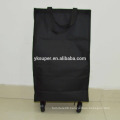 Wholesale trolley shopping bag, customized shopping trolley bag with 2 wheels